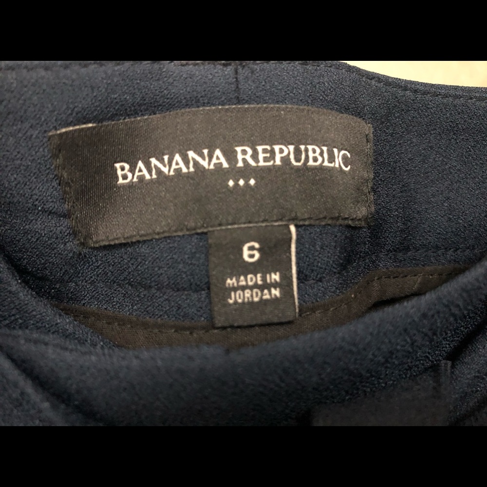 NWOT banana republic navy tie waist shorts
